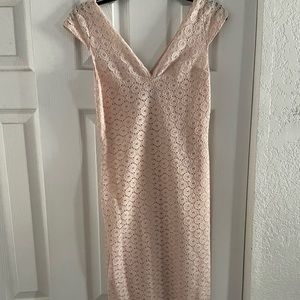 Blush pink Lacey dress